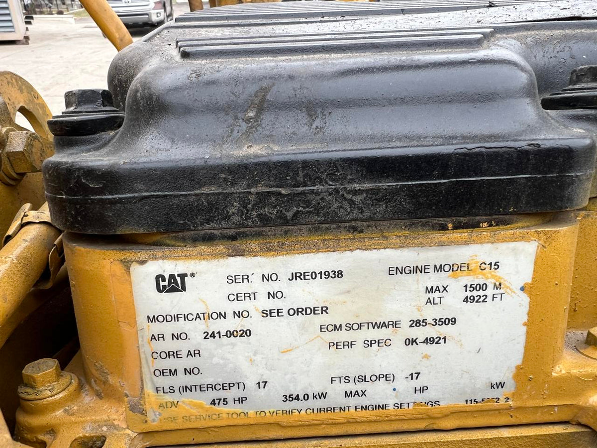 C15 CAT Industrial Engine 14539 Hours Power Unit with Radiator 10 Hours Since In Frame Overhaul US EPA Tier 2 Pre Emission Engine DSLP1311