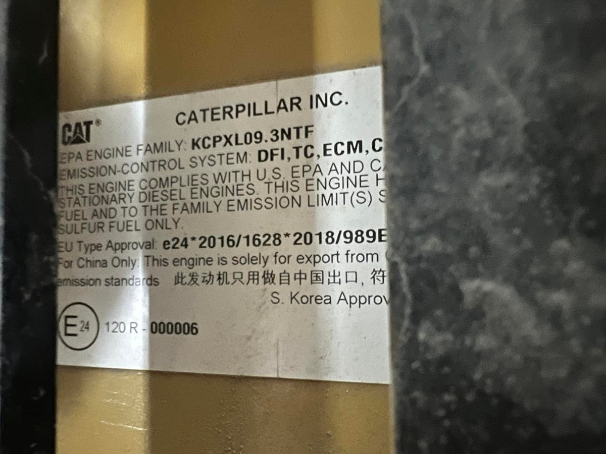 C9.3B CAT EnginePower Unit with Radiator  Year  2019 New Surplus US EPA Tier 4 DSLP1313