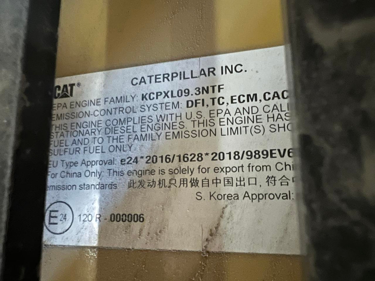 C9.3B CAT EnginePower Unit with Radiator  Year  2019 New Surplus US EPA Tier 4 DSLP1314