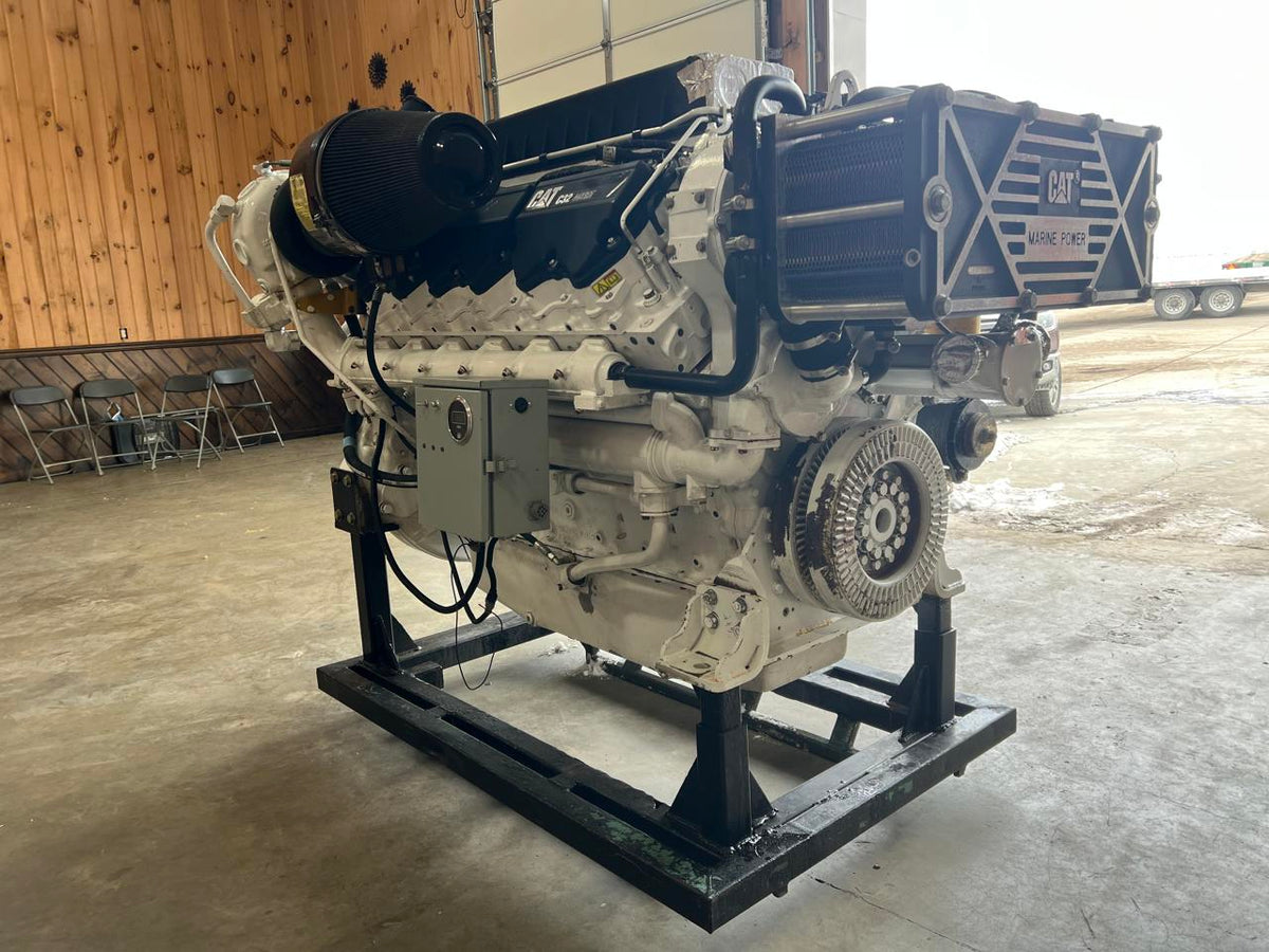 CAT C32 Marine Engine with Heat Exchanger and Sea Water Pump 1800 HP YEAR  2007 DSLP1315