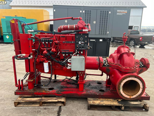 QSM11 Cummins Fire Pump System with Heat Exchanger Cooling System, Year 2006