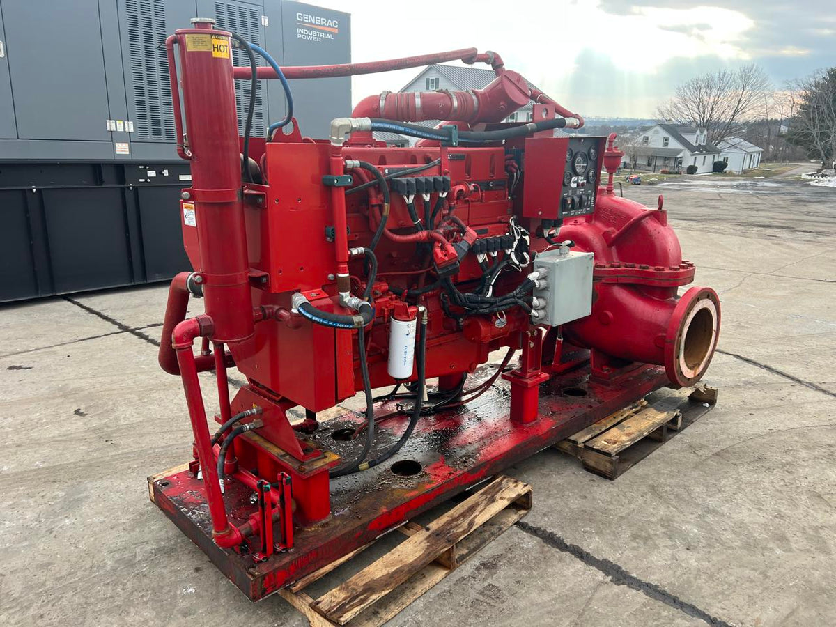 QSM11 Cummins Fire Pump System with Heat Exchanger Cooling System, Year 2006