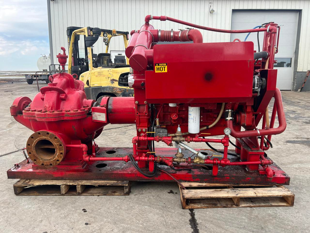 QSM11 Cummins Fire Pump System with Heat Exchanger Cooling System, Year 2006