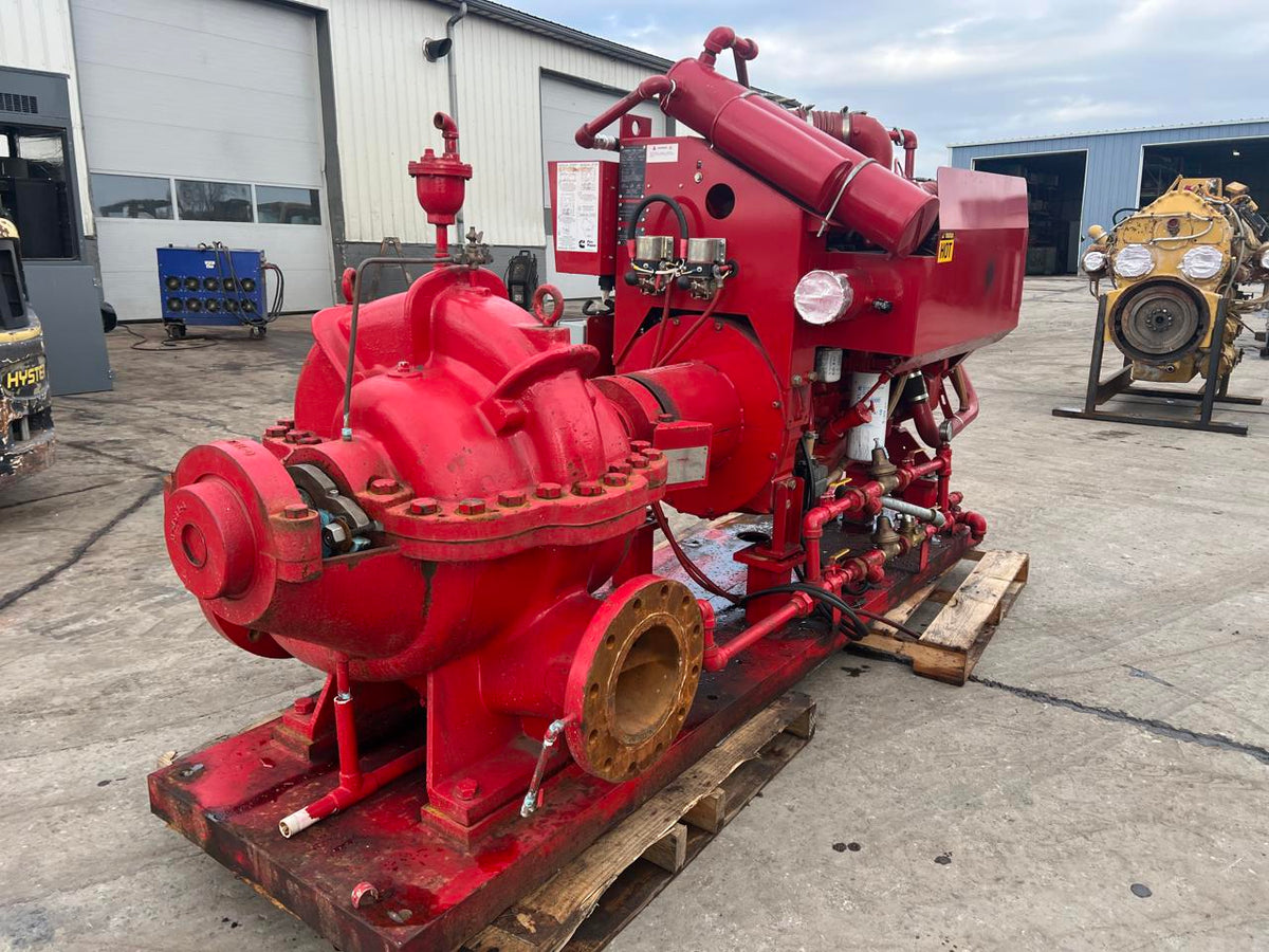 QSM11 Cummins Fire Pump System with Heat Exchanger Cooling System, Year 2006
