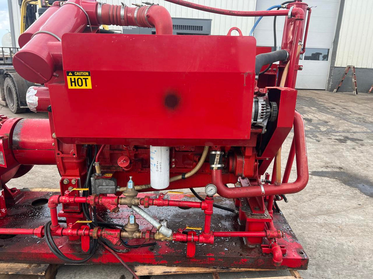 QSM11 Cummins Fire Pump System with Heat Exchanger Cooling System, Year 2006