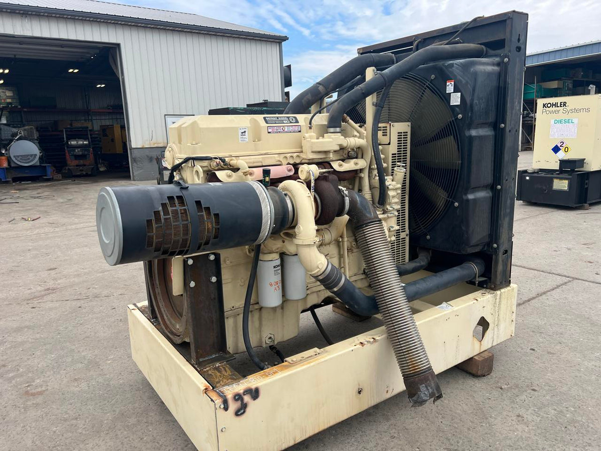 635 HP Series 60, 14 Liter Detroit Diesel Engine, Year – 2001, Power Unit with Radiator, 675 Hours