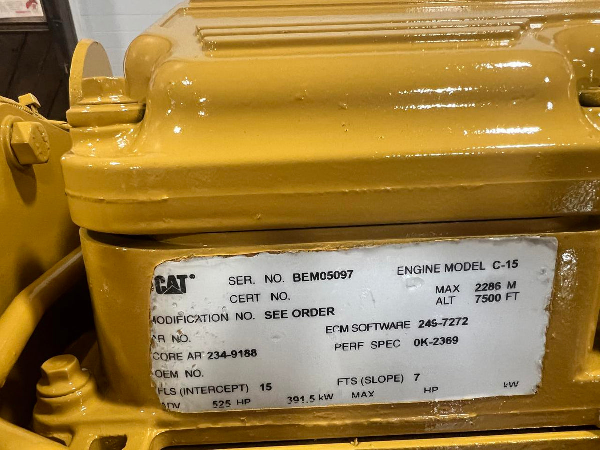 C15 Rebuild CAT Industrial Engine Drill Spec. 525 HP DSLP1322