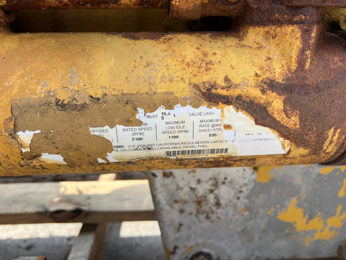 C15 CAT Good Running Engine Take out of 740 Head Truck DSLP1330