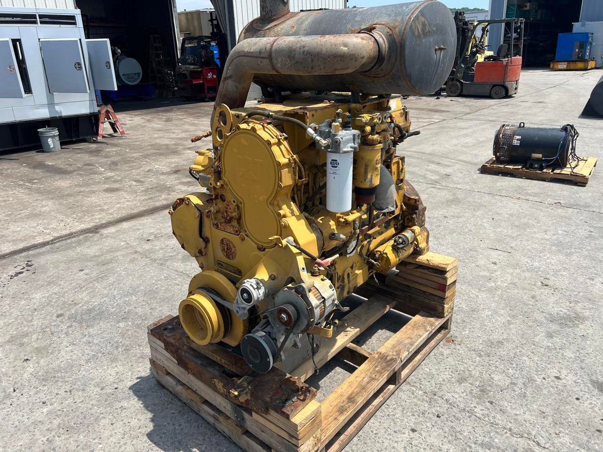 C15 CAT Good Running Engine Take out of 740 Head Truck DSLP1330