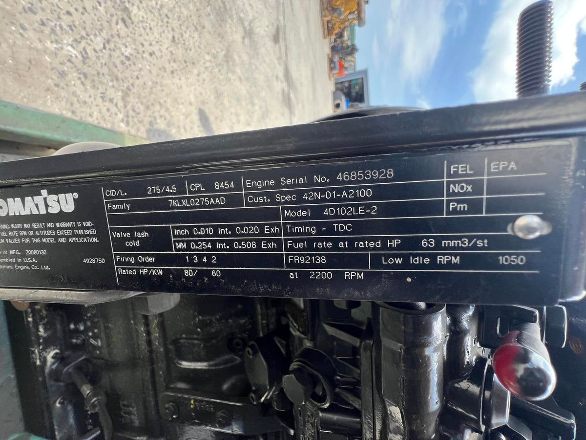 4B 4.5 Liter Cummins New Industrial Engine Mechanical Fuel System DSLP1333