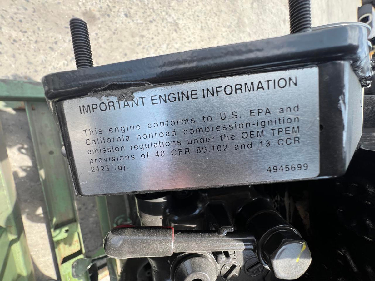 4B 4.5 Liter Cummins New Industrial Engine Mechanical Fuel System DSLP1333