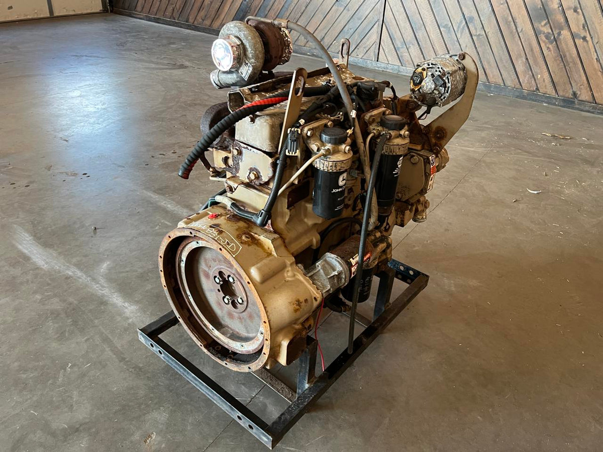 4.5 Liter John Deere Engine Take Out of Generator, 8000 Hours, Common Rail Tier 3