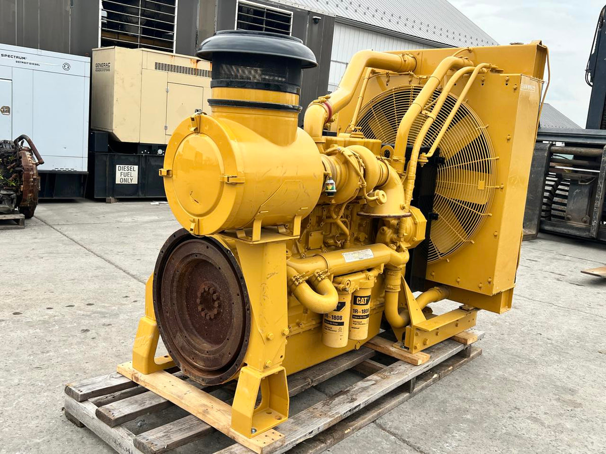 C18 CAT Industrial Engine New Surplus Year  2010 3 Hours Power Unit with Rad and Controller 630 HP Pre Emission Engine DSLP1338