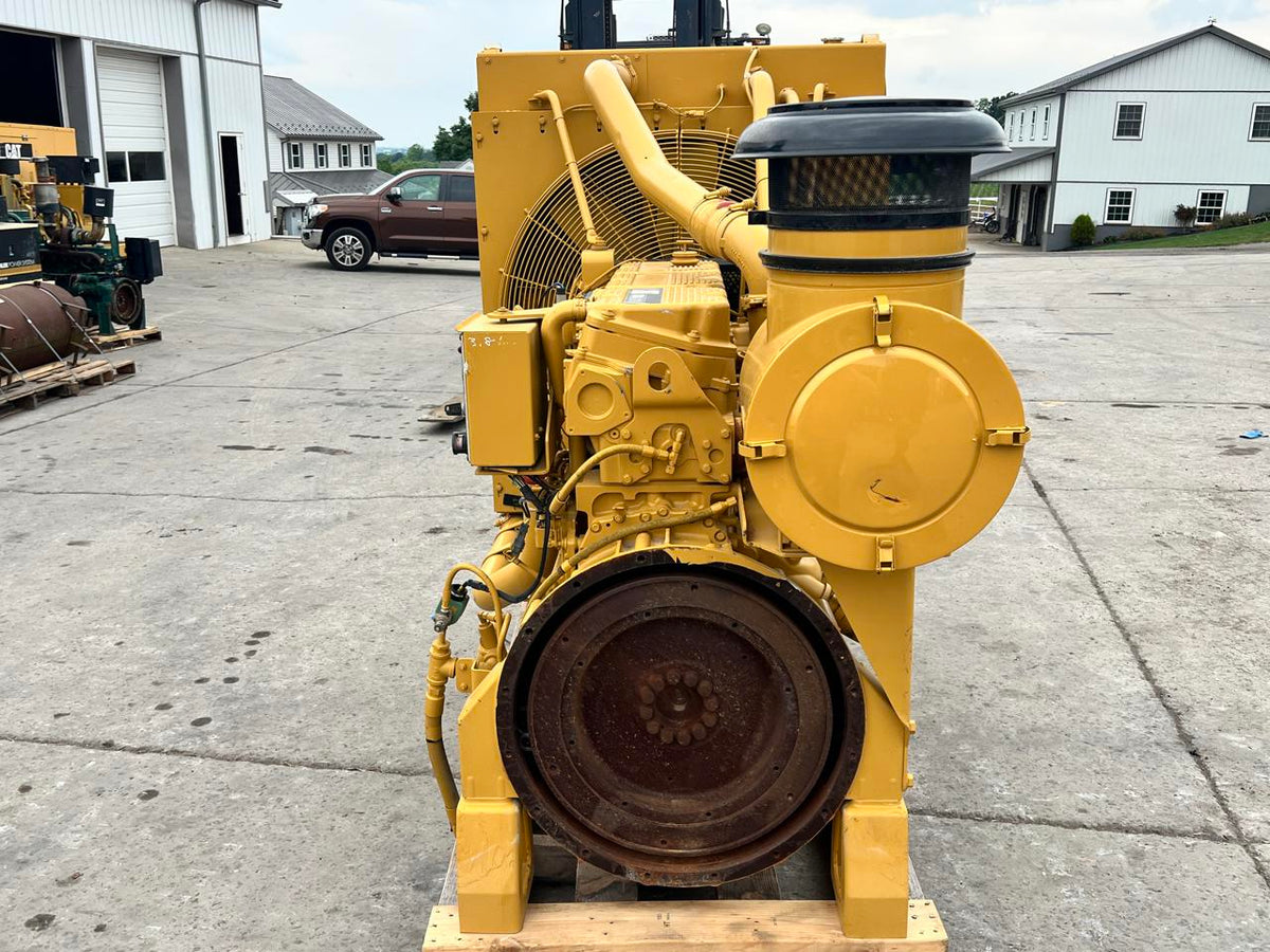 C18 CAT Industrial Engine New Surplus Year  2010 3 Hours Power Unit with Rad and Controller 630 HP Pre Emission Engine DSLP1338