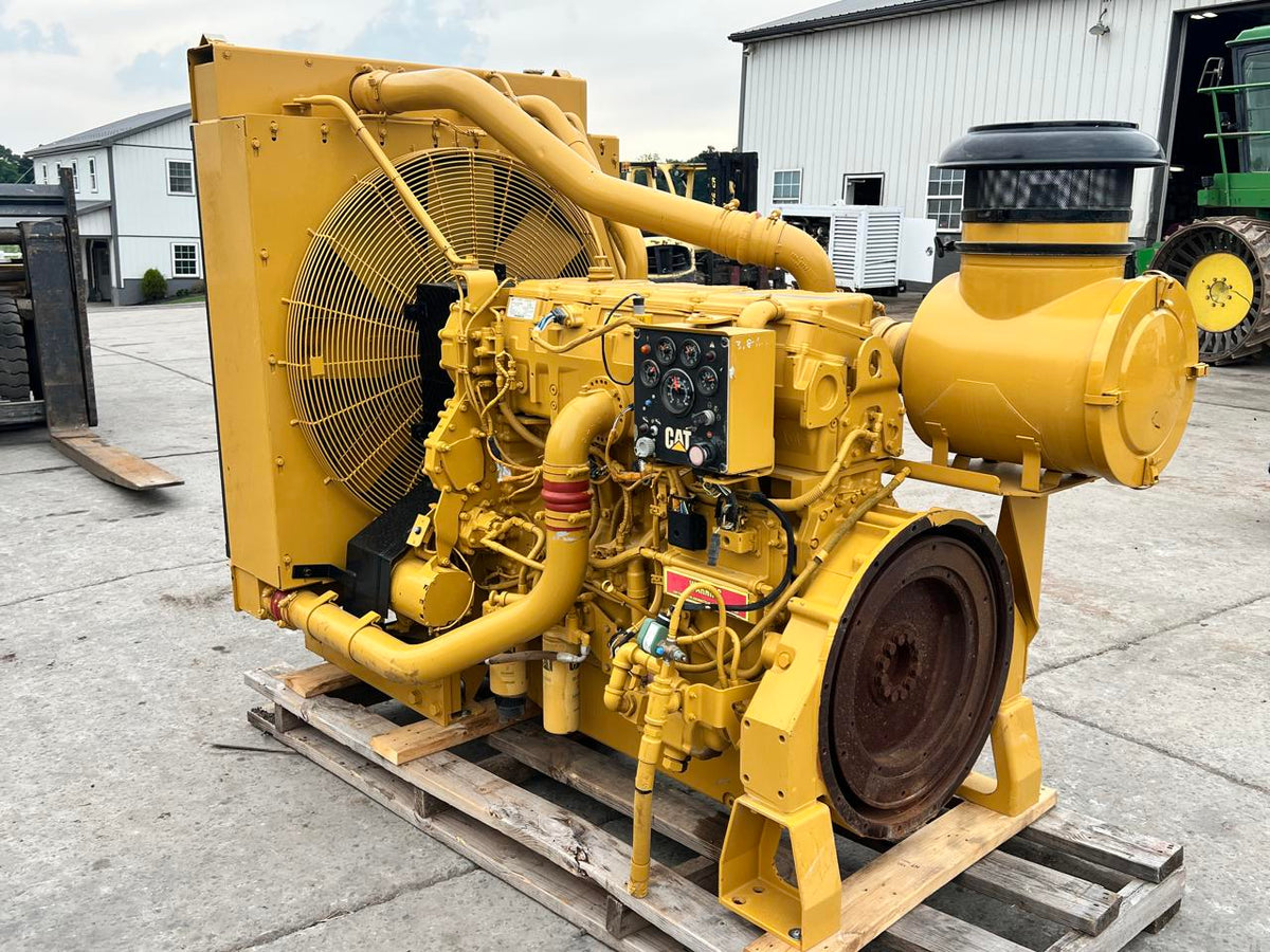 C18 CAT Industrial Engine New Surplus Year  2010 3 Hours Power Unit with Rad and Controller 630 HP Pre Emission Engine DSLP1338