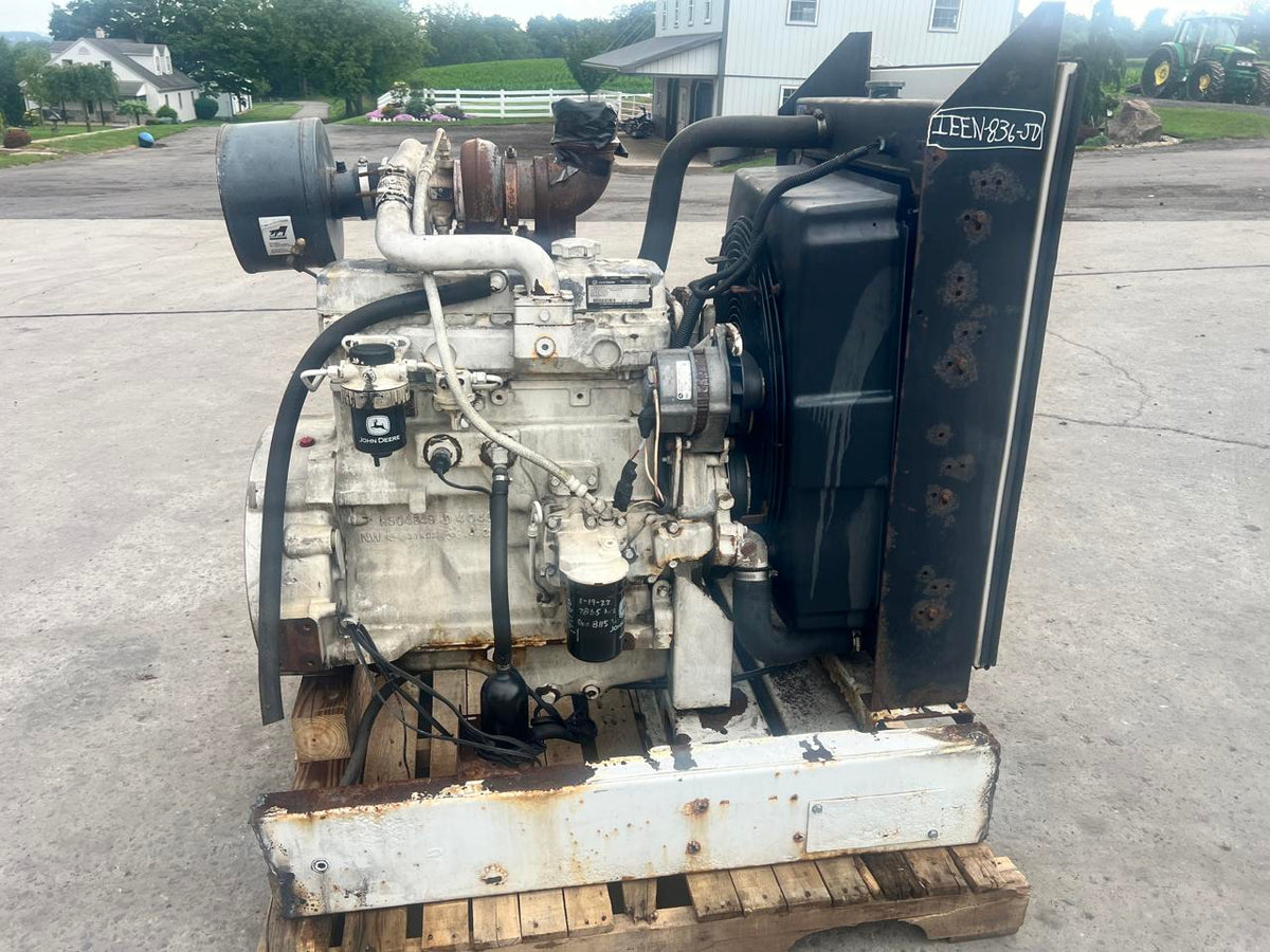 4.5 Liter John Deere Industrial Engine Power Unit with Radiator