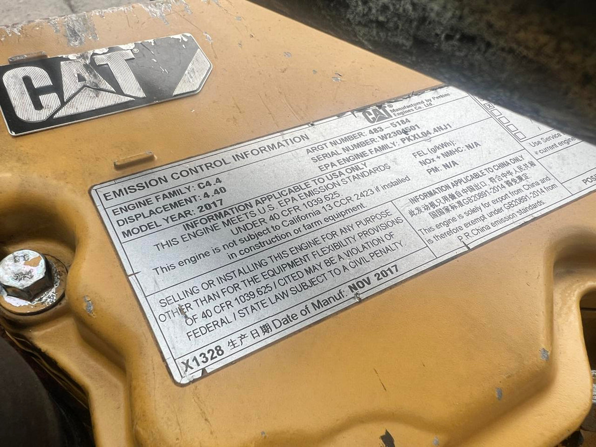C4.4 CAT Industrial Engine Power Unit, 130 HP, US EPA Tier 3 Flex, Can be used for Tier 4, Pre Emission Engine