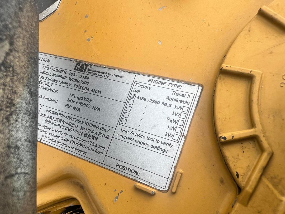 C4.4 CAT Industrial Engine Power Unit, 130 HP, US EPA Tier 3 Flex, Can be used for Tier 4, Pre Emission Engine