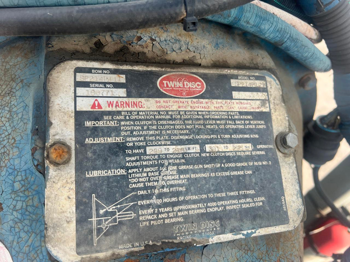 8.1 Liter John Deere Hi Pressure Water Pump Powerunit with Fuel Tank DSLP1343