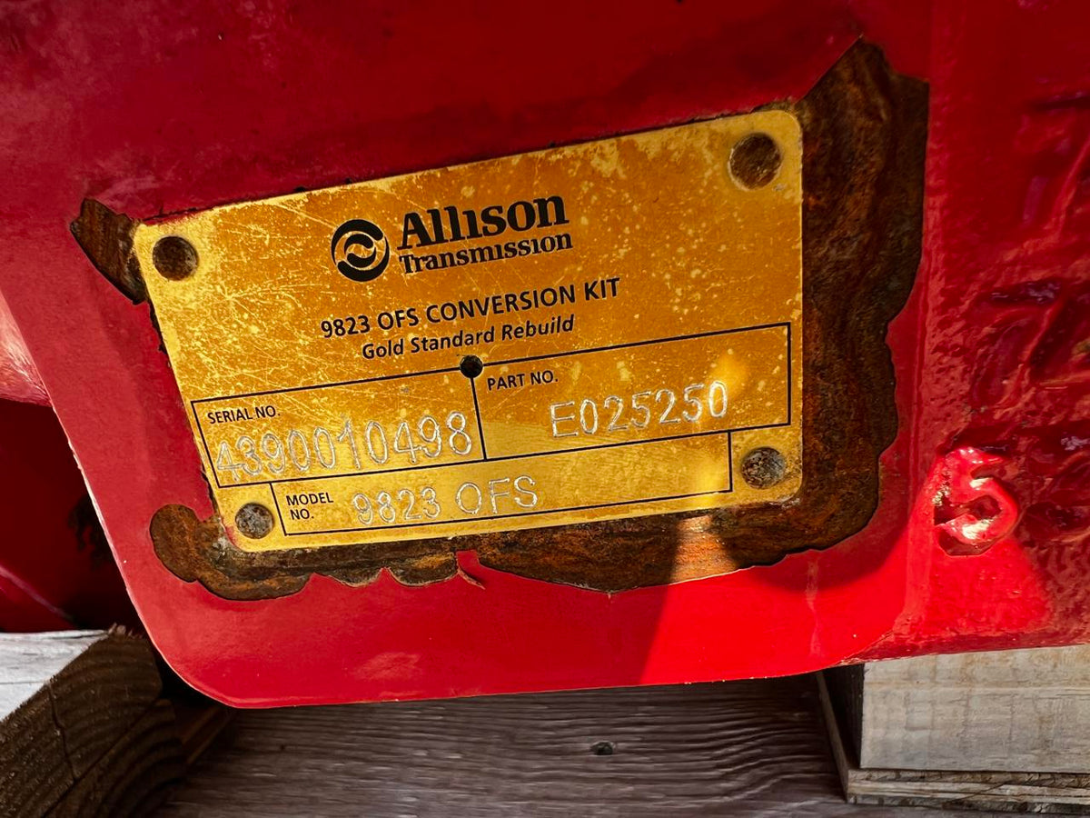 98200FS Allison Automatic Transmission for Oil Field Application for Fracking DSLP1351