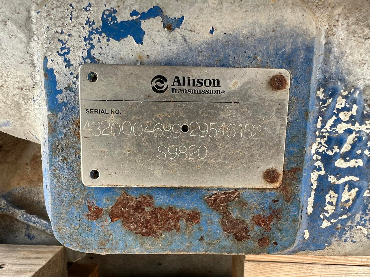9820 OFS Allison Automatic Transmission Good Used Tested For Use in Fracking DSLP1356