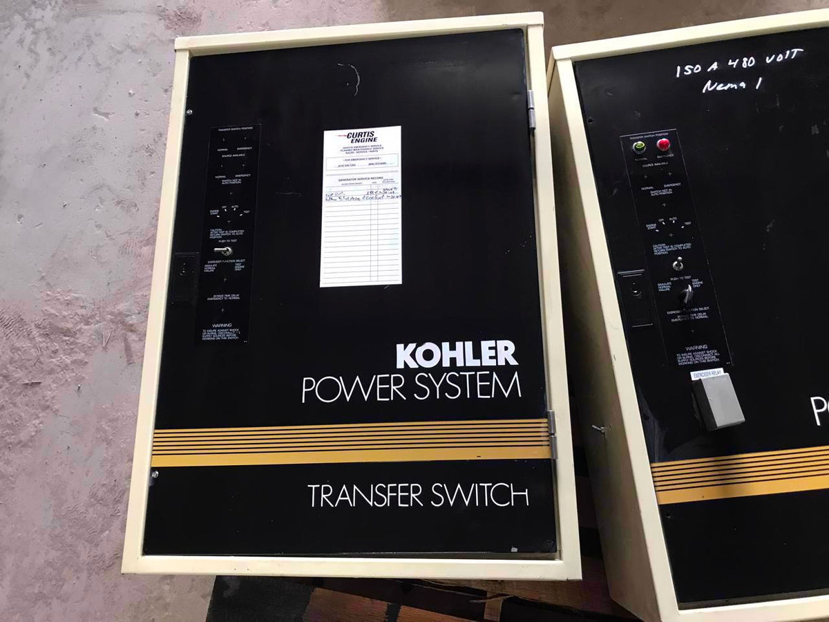 Kohler 150 Amps Transfer Switch, Approx. year 1995