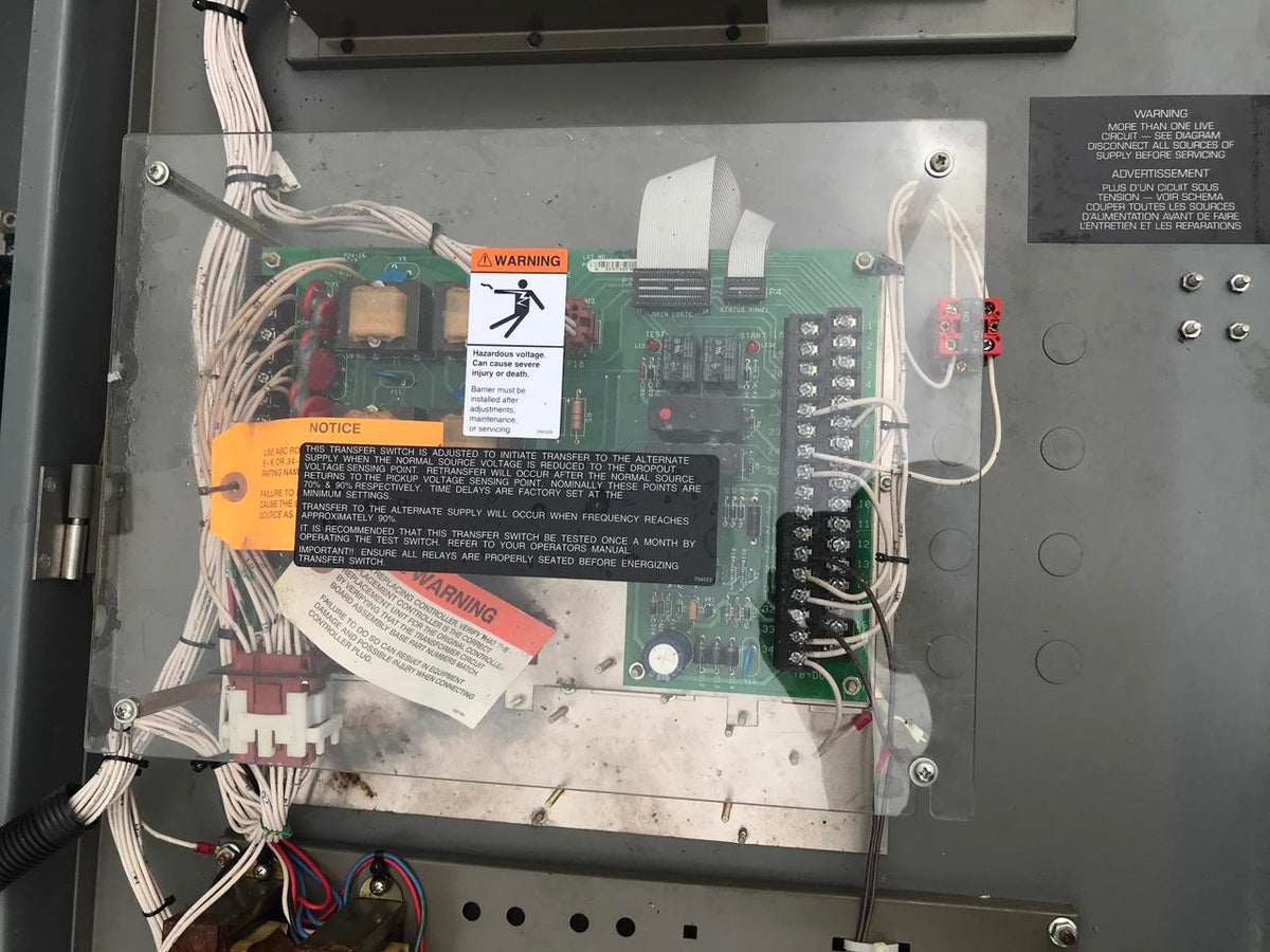 Kohler Transfer Switch, 225 Amps, 480 volts, 3 Phase, NEMA 1
