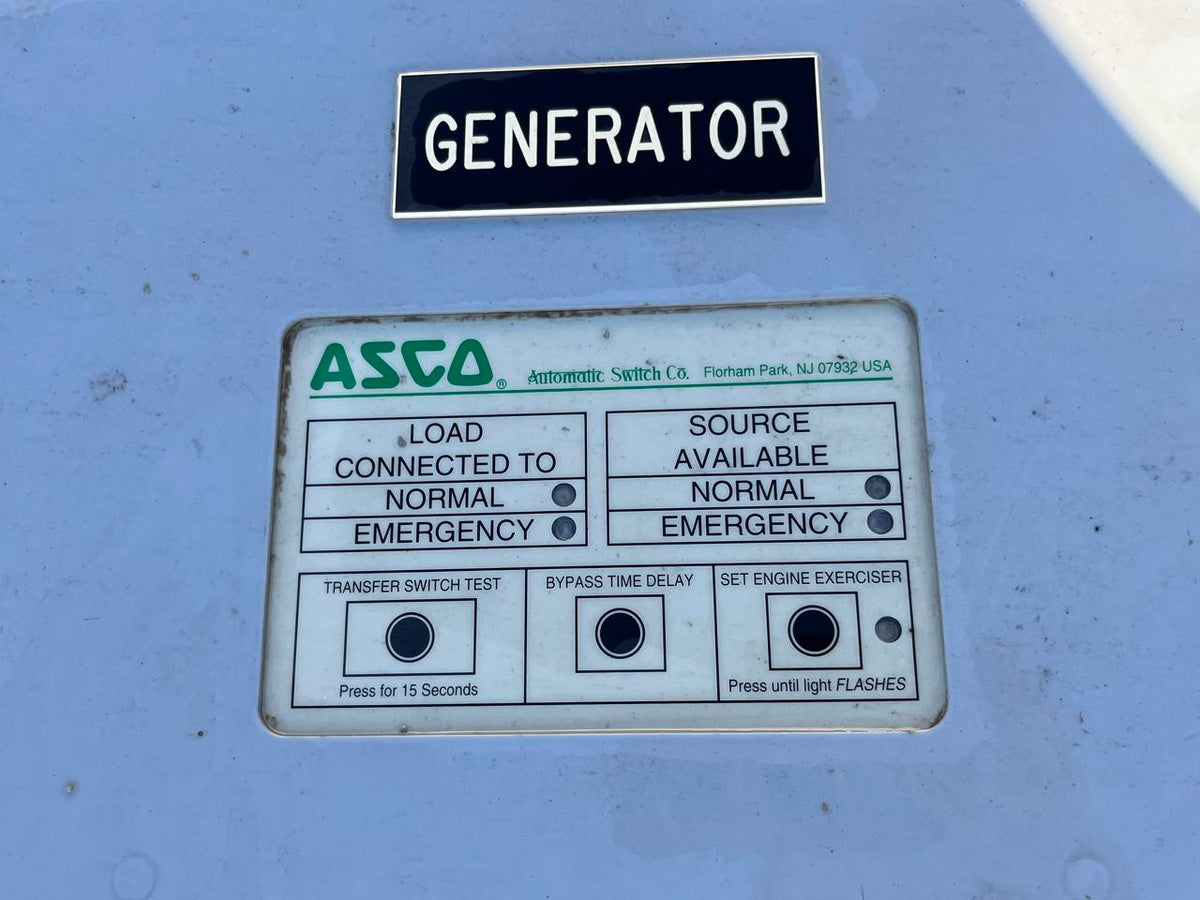 Asco 104 Amp Transfer Switch, 480 volts, 3 Phase, Type 1 Enlcosure