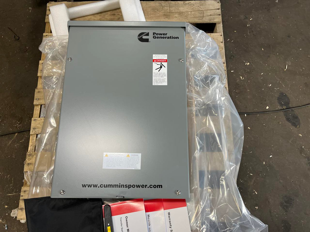 Cummins 100 Amp Transfer Switch, 240 volts, Year 2021, Unused Unit, NEMA 3R