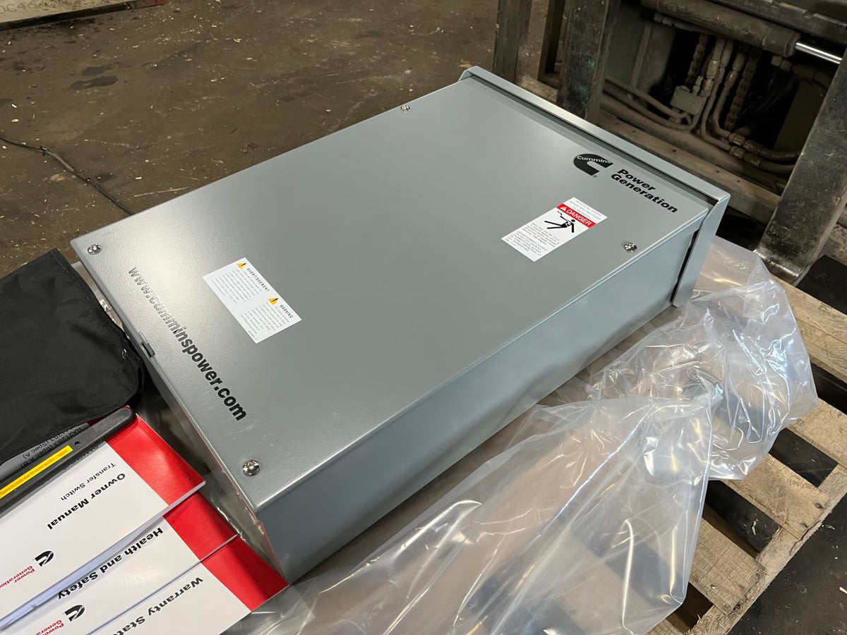 Cummins 100 Amp Transfer Switch, 240 volts, Year 2021, Unused Unit, NEMA 3R