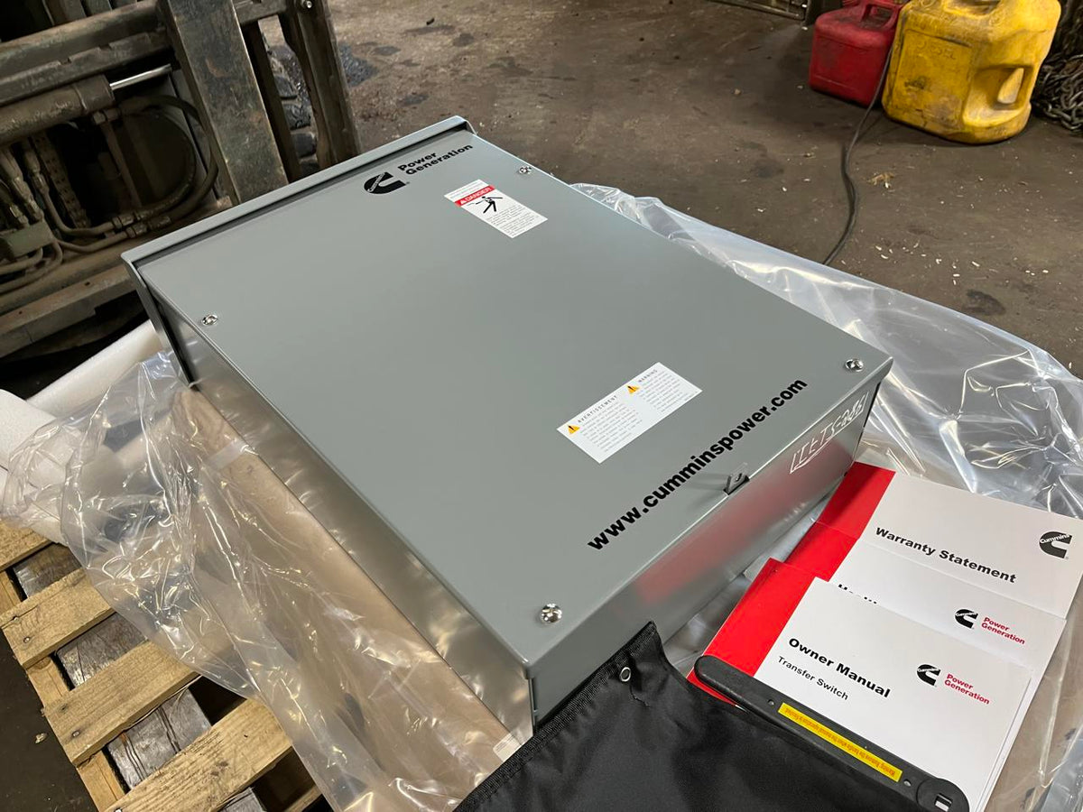 Cummins 100 Amp Transfer Switch, 240 volts, Year 2021, Unused Unit, NEMA 3R