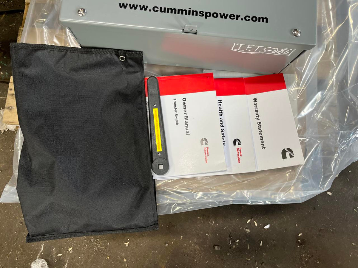 Cummins 100 Amp Transfer Switch, 240 volts, Year 2021, Unused Unit, NEMA 3R