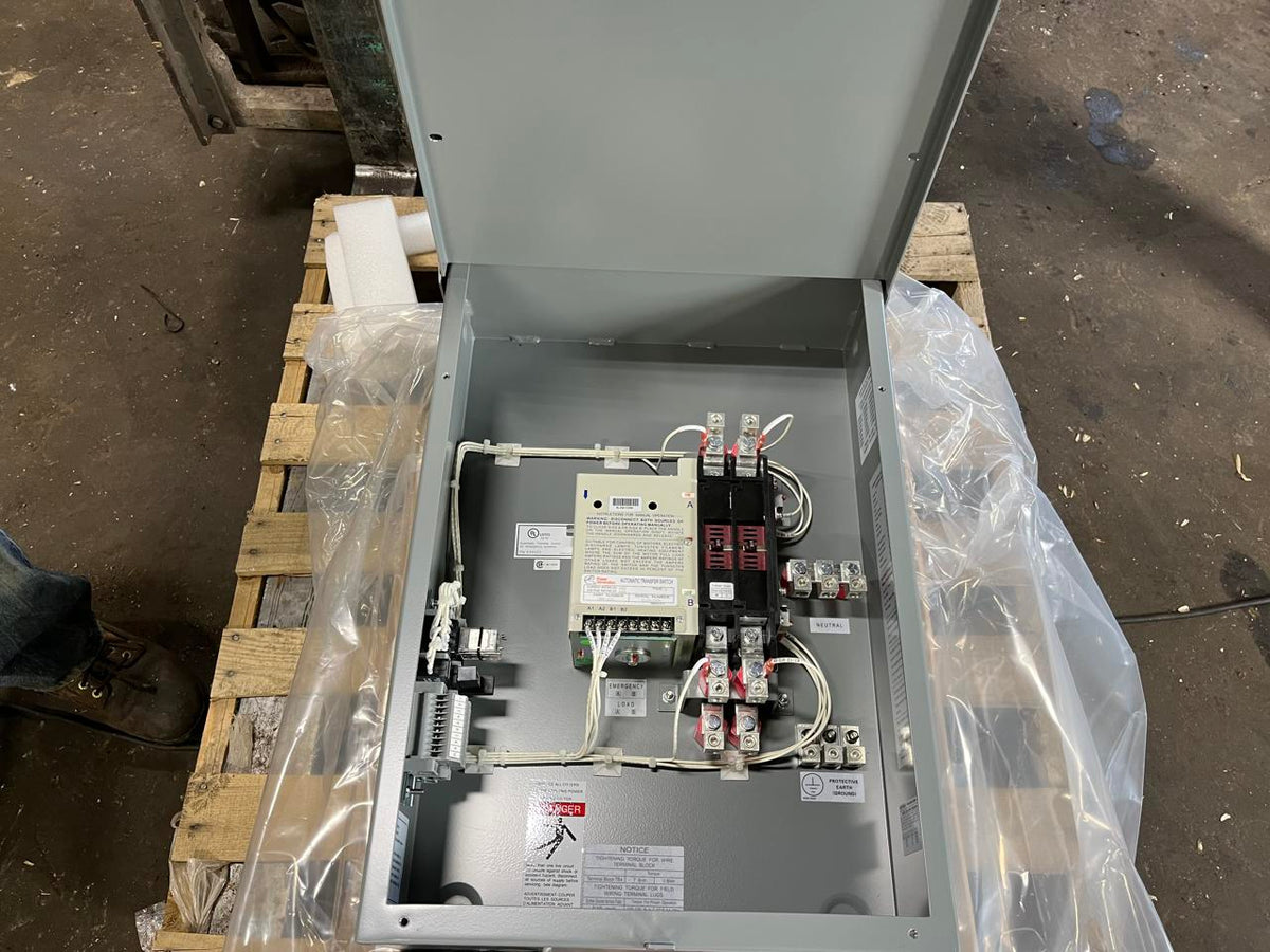 Cummins 100 Amp Transfer Switch, 240 volts, Year 2021, Unused Unit, NEMA 3R