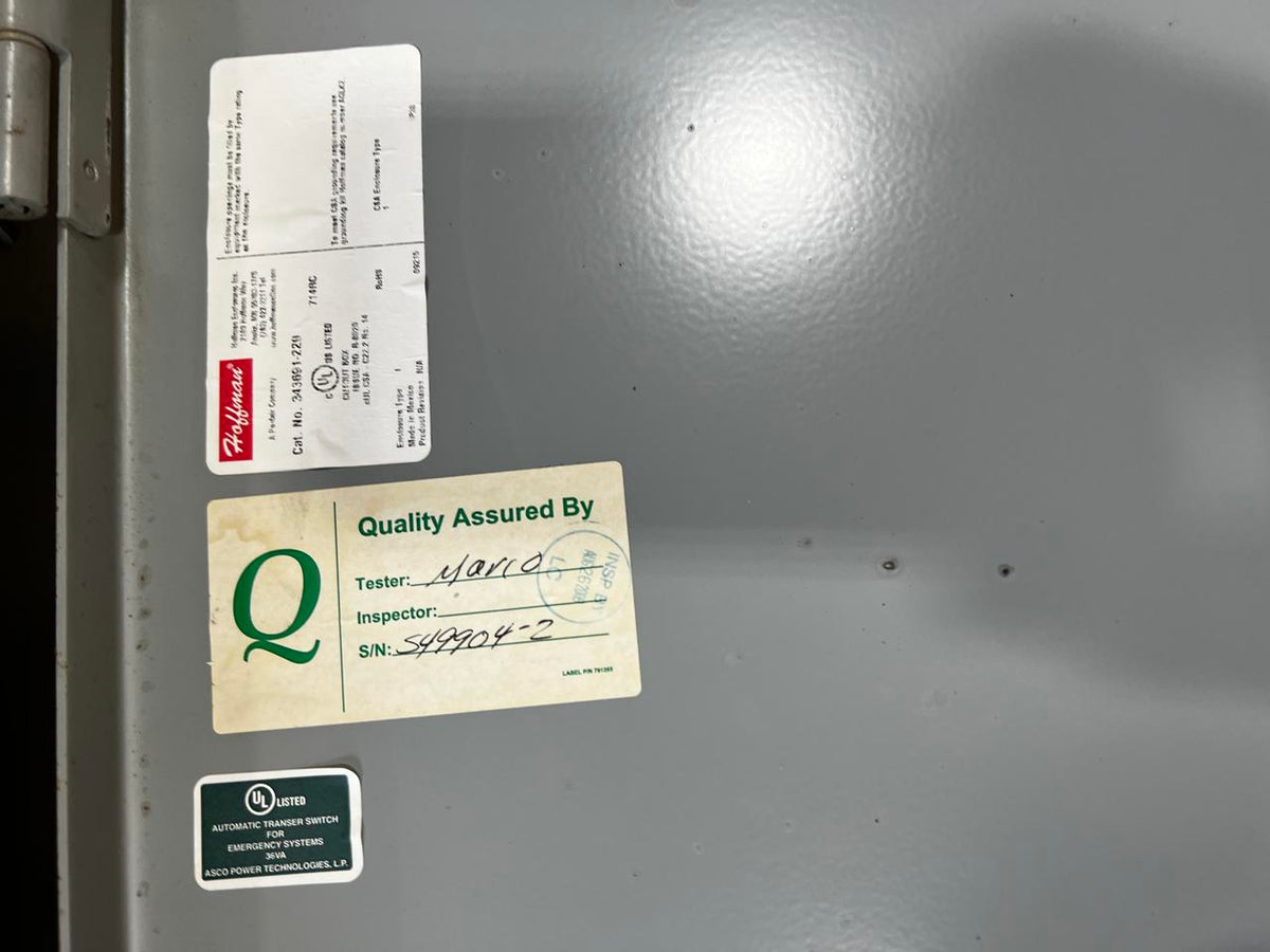 Asco 300 Series Automatic Transfer Switch, 230 Amp