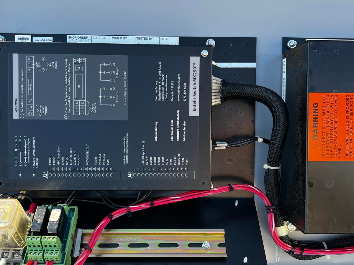 Zenith Automatic Transfer Switch, Service Entrance Rated with Disconnect Breaker, Nema 1, Can be used on 240 or 480, 1 Phase