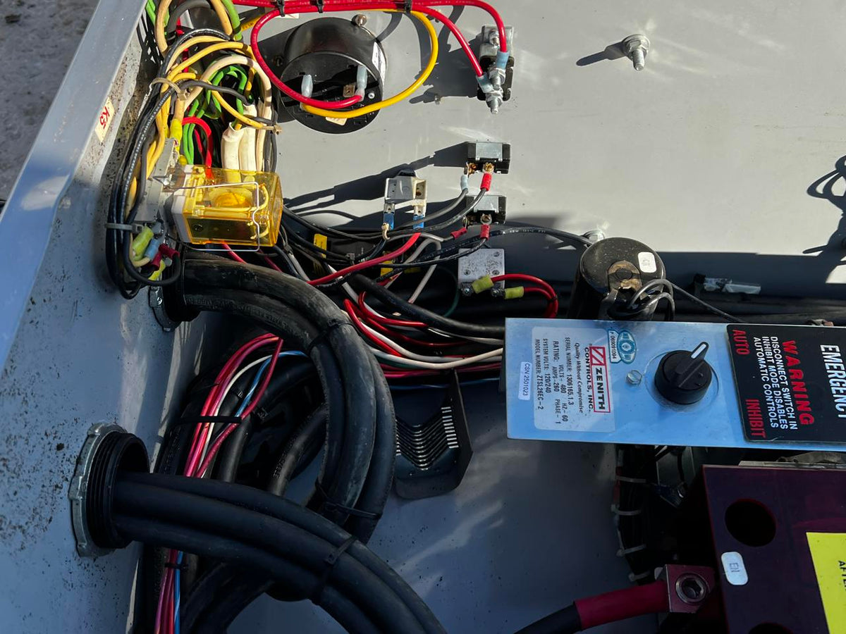 Zenith Automatic Transfer Switch, Service Entrance Rated with Disconnect Breaker, Nema 1, Can be used on 240 or 480, 1 Phase