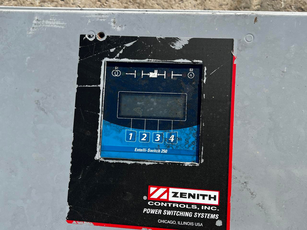 Zenith Automatic Transfer Switch, Service Entrance Rated with Disconnect Breaker, Nema 1, Can be used on 240 or 480, 1 Phase