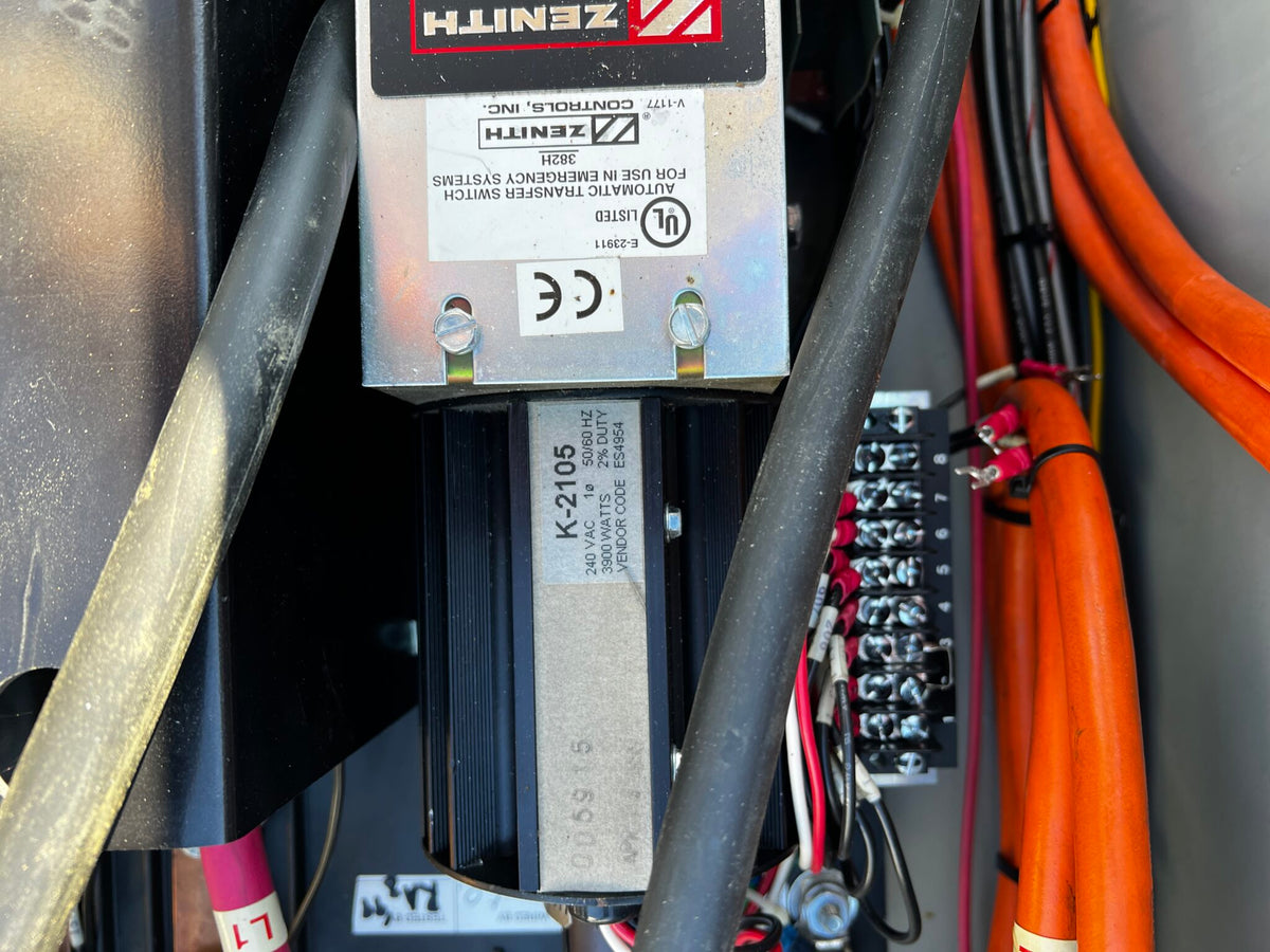 Zenith Automatic Transfer Switch, Service Entrance Rated with Disconnect Breaker, Nema 1
