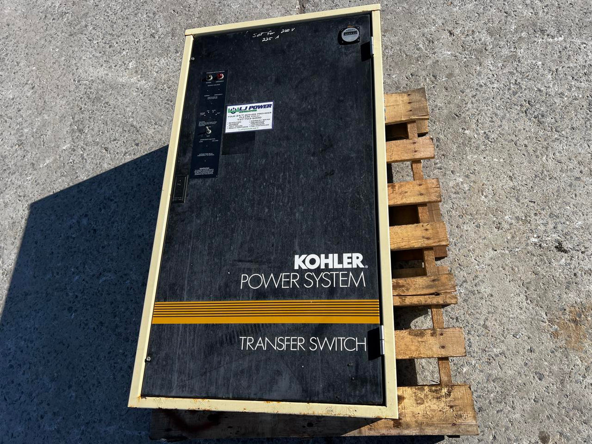 Kohler Automatic Transfer Switch, 225 Amp, Nema 1, Enclosed