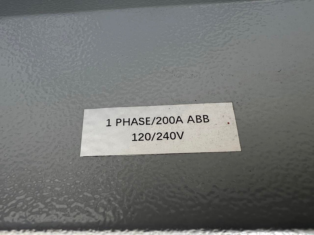 200 Amp ABB Automatic Transfer Switch, Service Entrance Rated, Nema 3 Enclosure