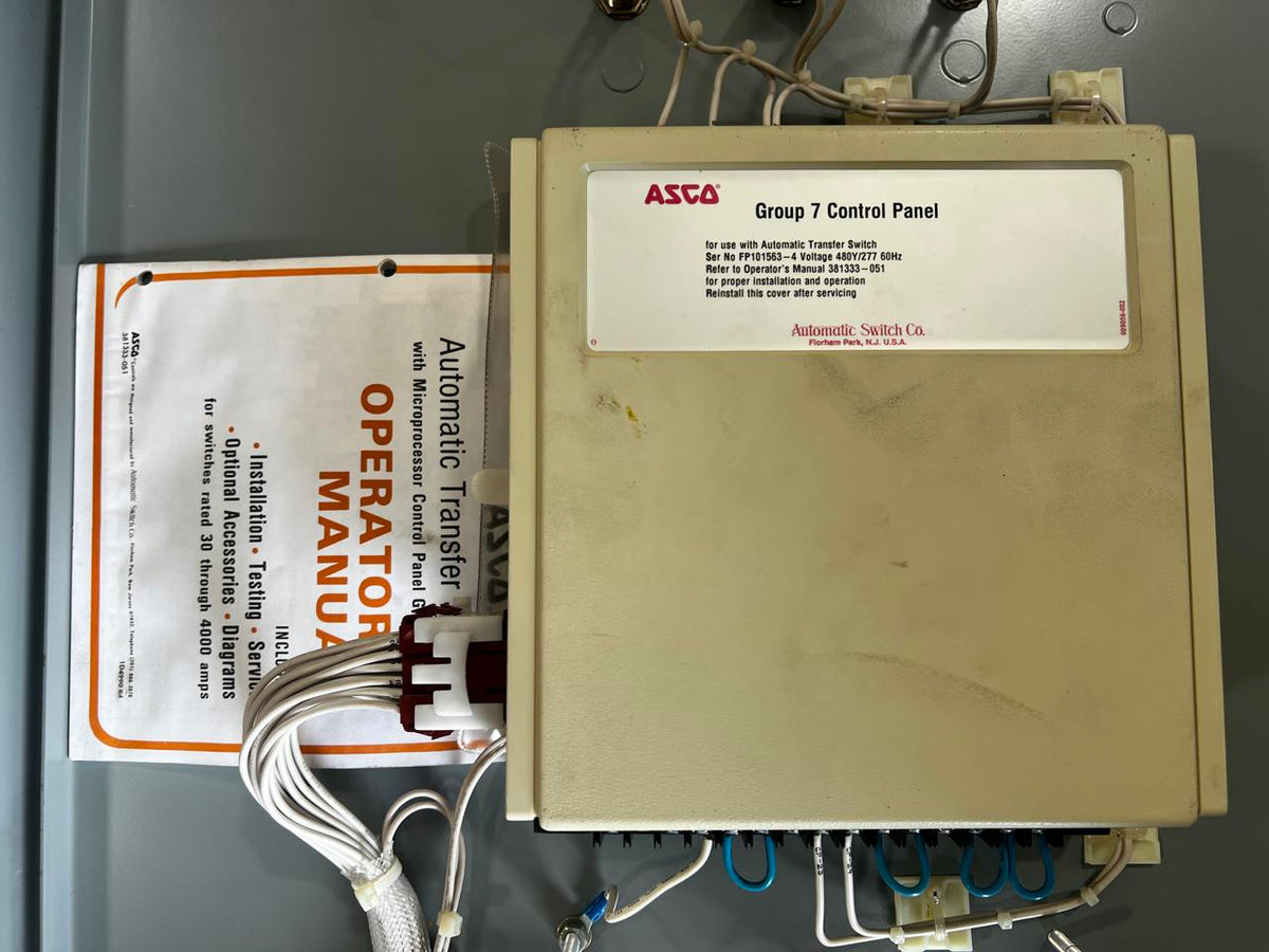 Asco 940 Series Automatic Transfer Switch, 800 Amp, Type 1 Enclosure, 480 Volt