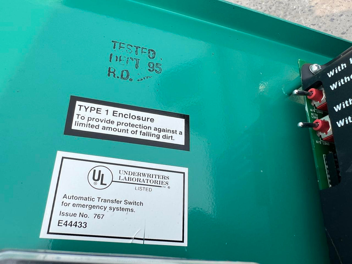 Cummins/Onan Automatic Transfer Switch, 225 A, 240 V, Nema 1