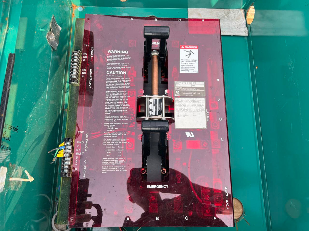 Cummins/Onan Automatic Transfer Switch, 225 A, 240 V, Nema 1