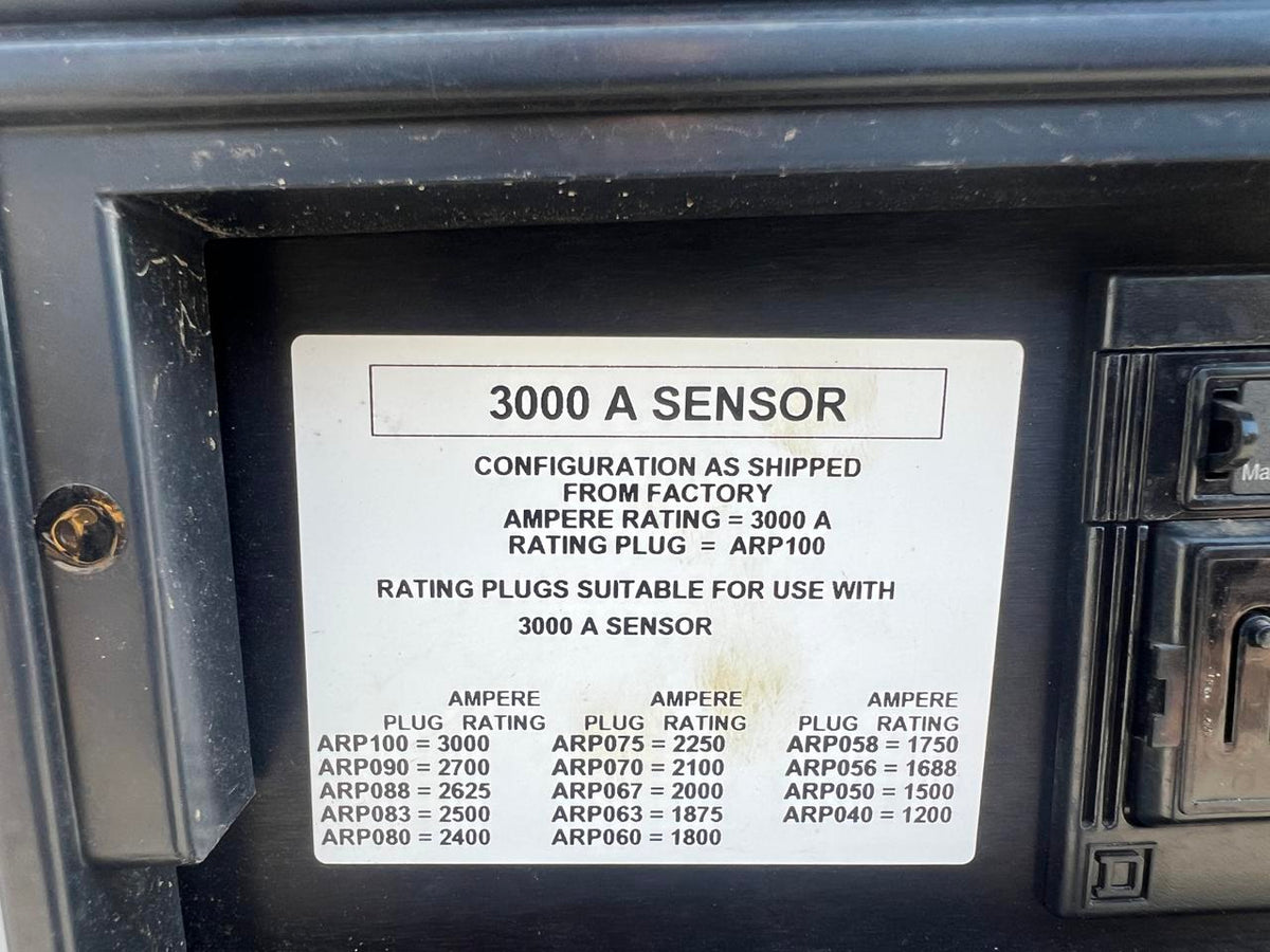 3000 A Square D Disconnect Breaker in Cabnet