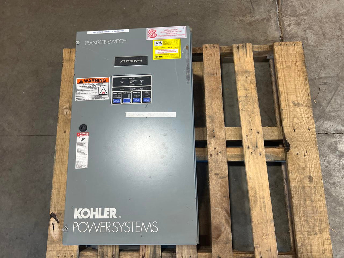 Kohler 104 Amp/480 Volt Automatic Transfer Switch, Year – 2002