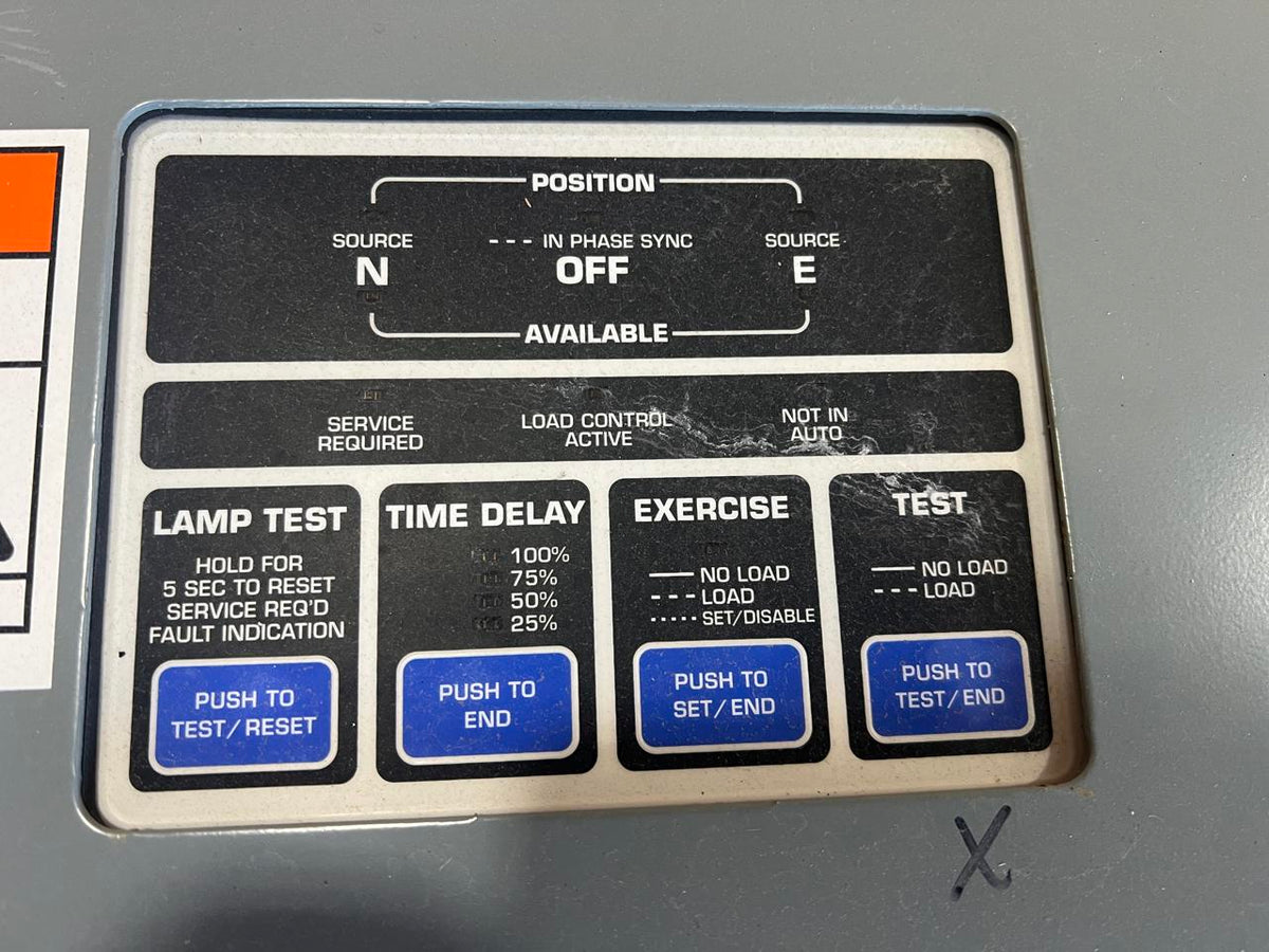 Kohler 104 Amp/480 Volt Automatic Transfer Switch, Year – 2002