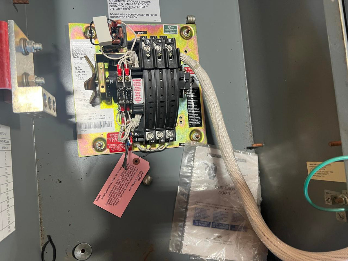 Kohler 104 Amp/480 Volt Automatic Transfer Switch, Year – 2002