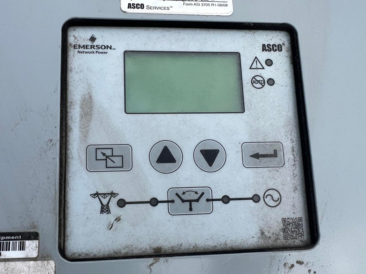 400 A, 480 Volts, Asco Automatic Transfer Switch, Nema 1 Enclosure