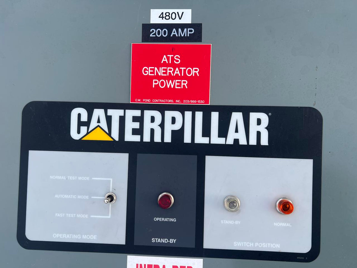 200 A, 480 Volt, CAT Transfer Switch, Nema 3 Enclosure