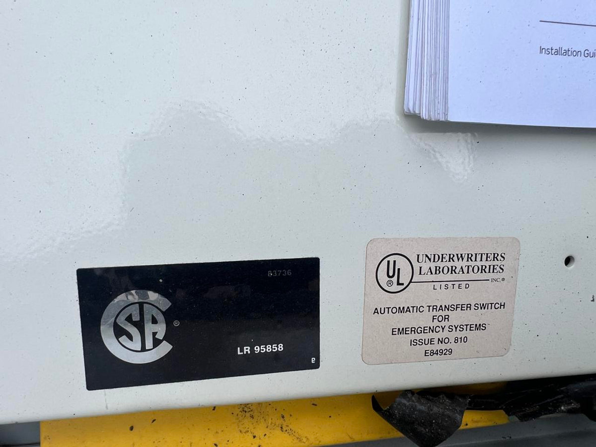 200 A, 480 Volt, CAT Transfer Switch, Nema 3 Enclosure